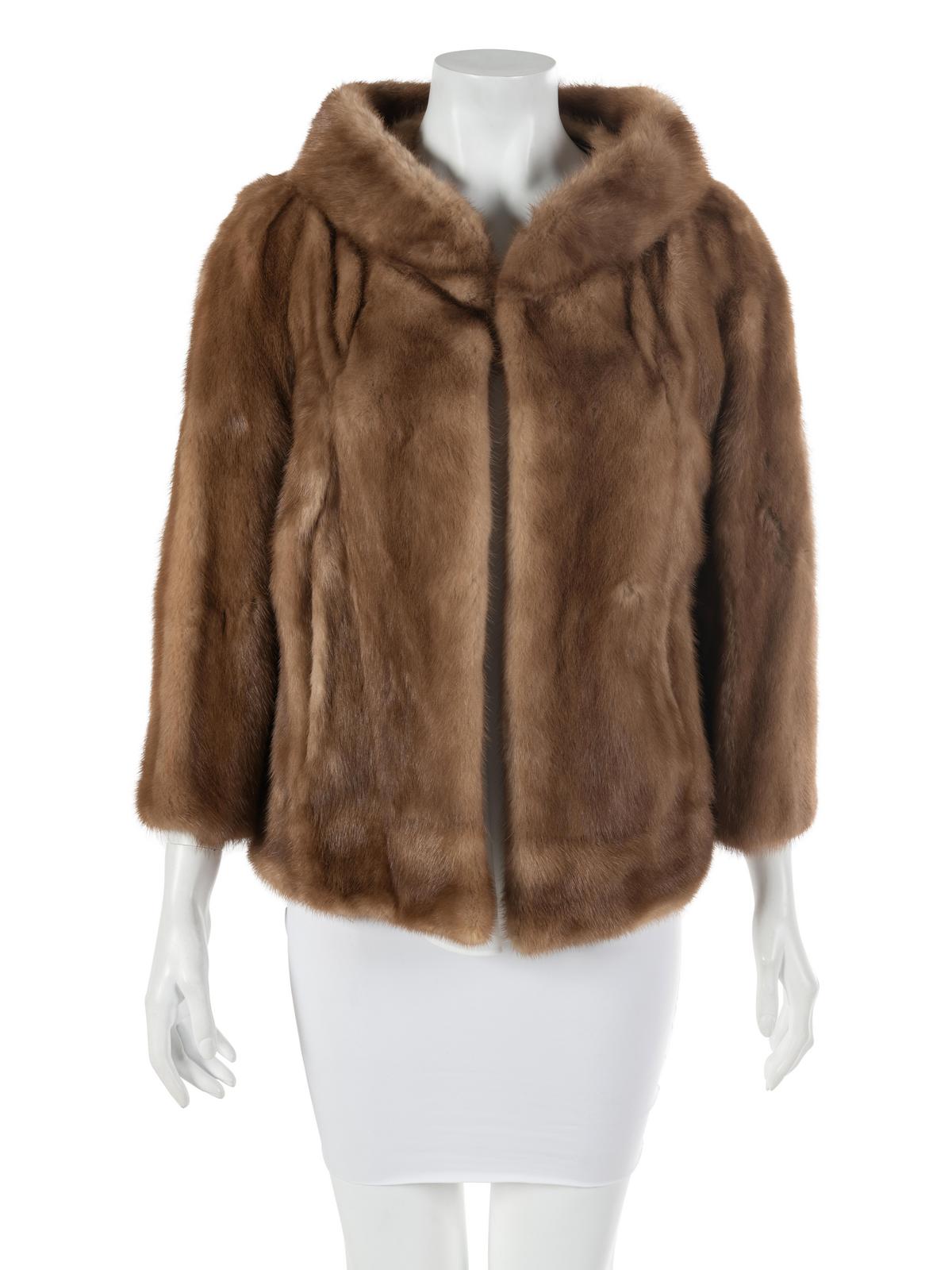 Emba Natural Brown Mink Coat, 1960-80s