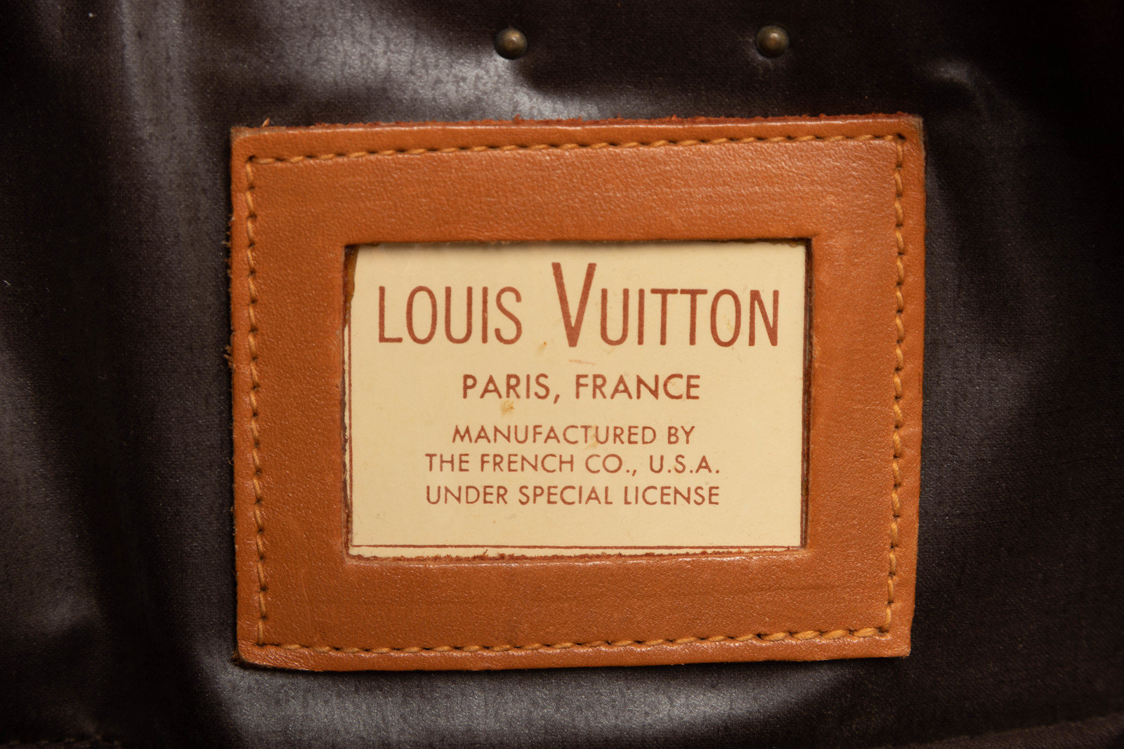Sold at Auction: Lot of 10 Vintage Louis Vuitton Leather Luggage Tags