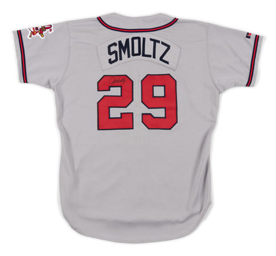 1995 John Smoltz Game Worn Atlanta Braves Jersey with Braves