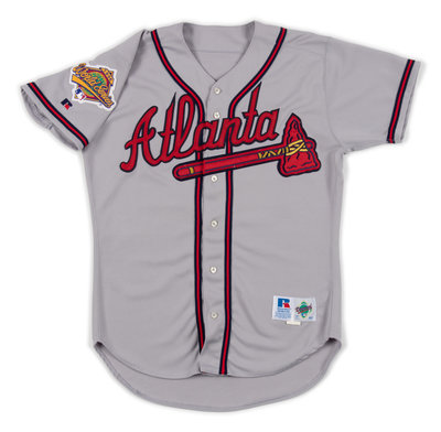 2003 Greg Maddux Game-Worn Braves Jersey, Good Use - Memorabilia Expert