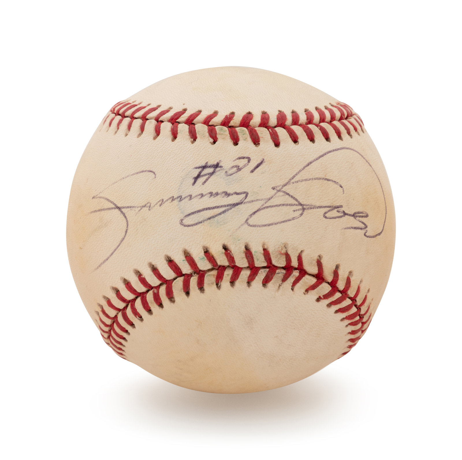 Cubs Trio: Ernie Banks, Fergie Jenkins and Billy Williams autographed –