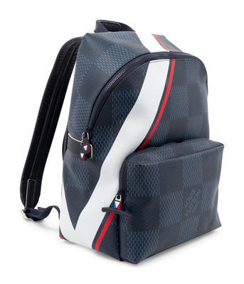 Louis Vuitton Blue Damier Infini Ebmossed Leather America's Cup 2017 Apollo Backpack  Bag - Yoogi's Closet
