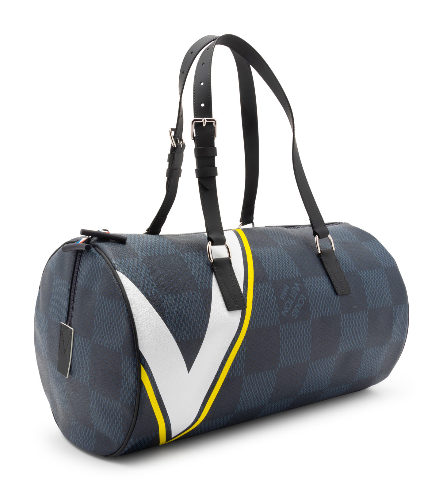 Louis Vuitton Polochon Bag Blue/Yellow