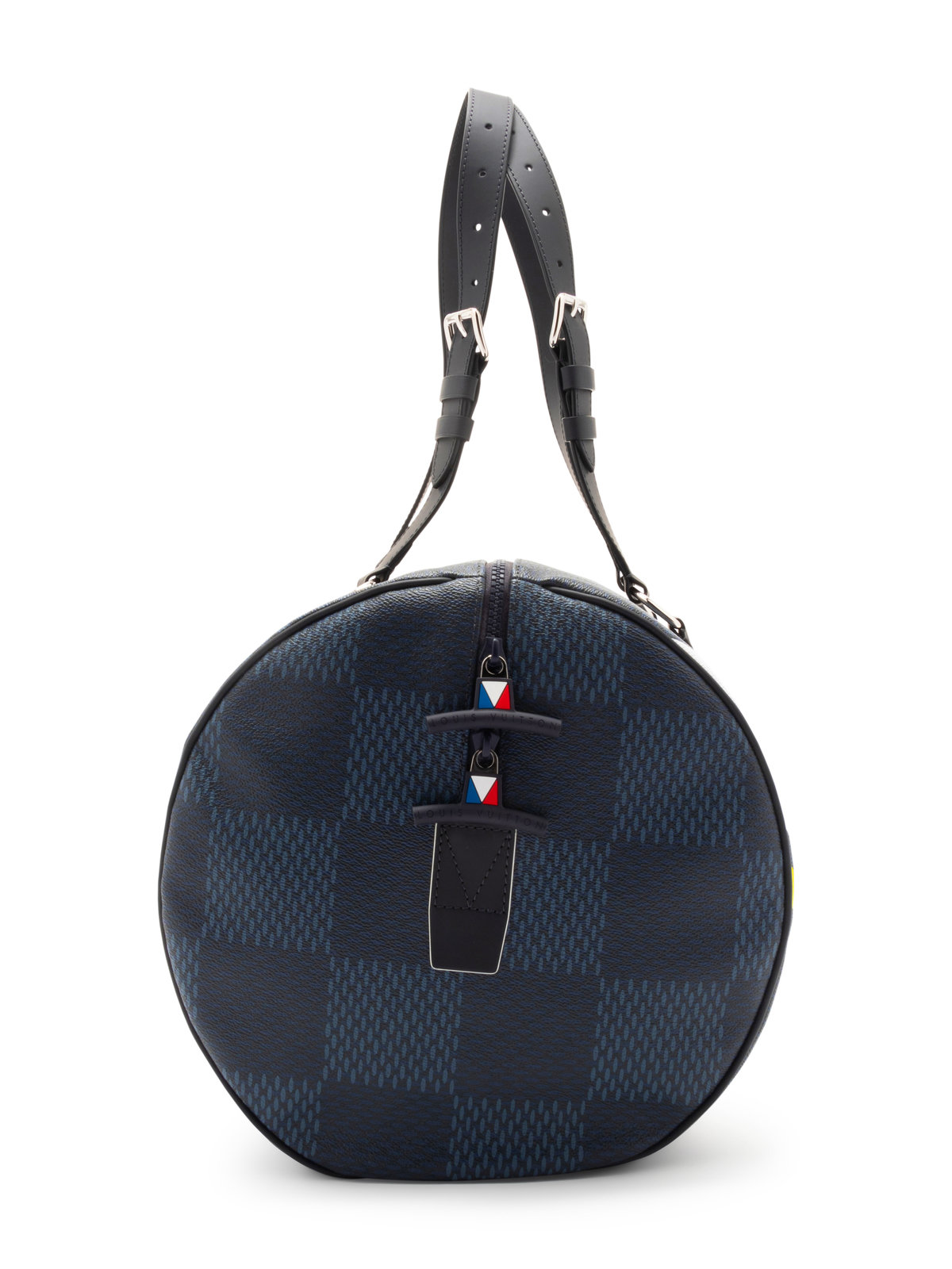 Louis Vuitton Matchpoint Polochon Duffle Bag Damier Cobalt at 1stDibs