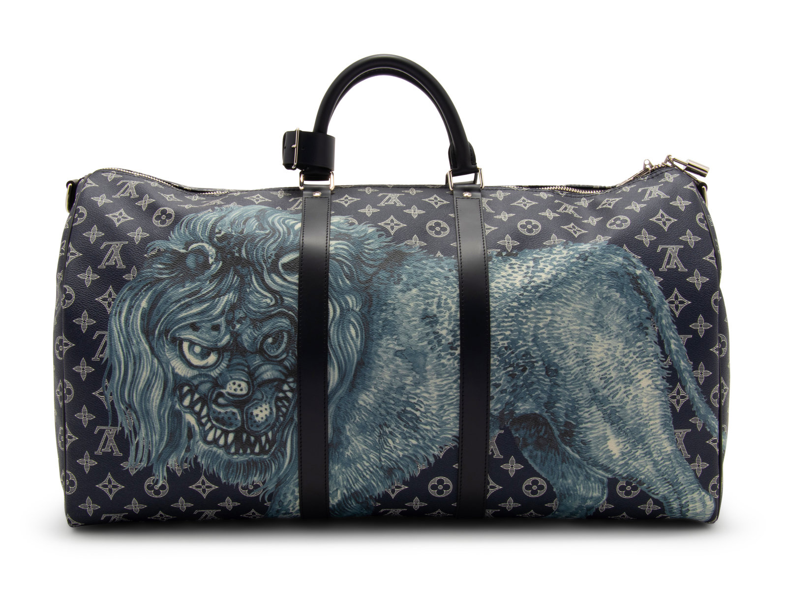 Louis Vuitton Keepall Bandouliere 55 Chapman Brothers Lion Weekend Travel  Bag