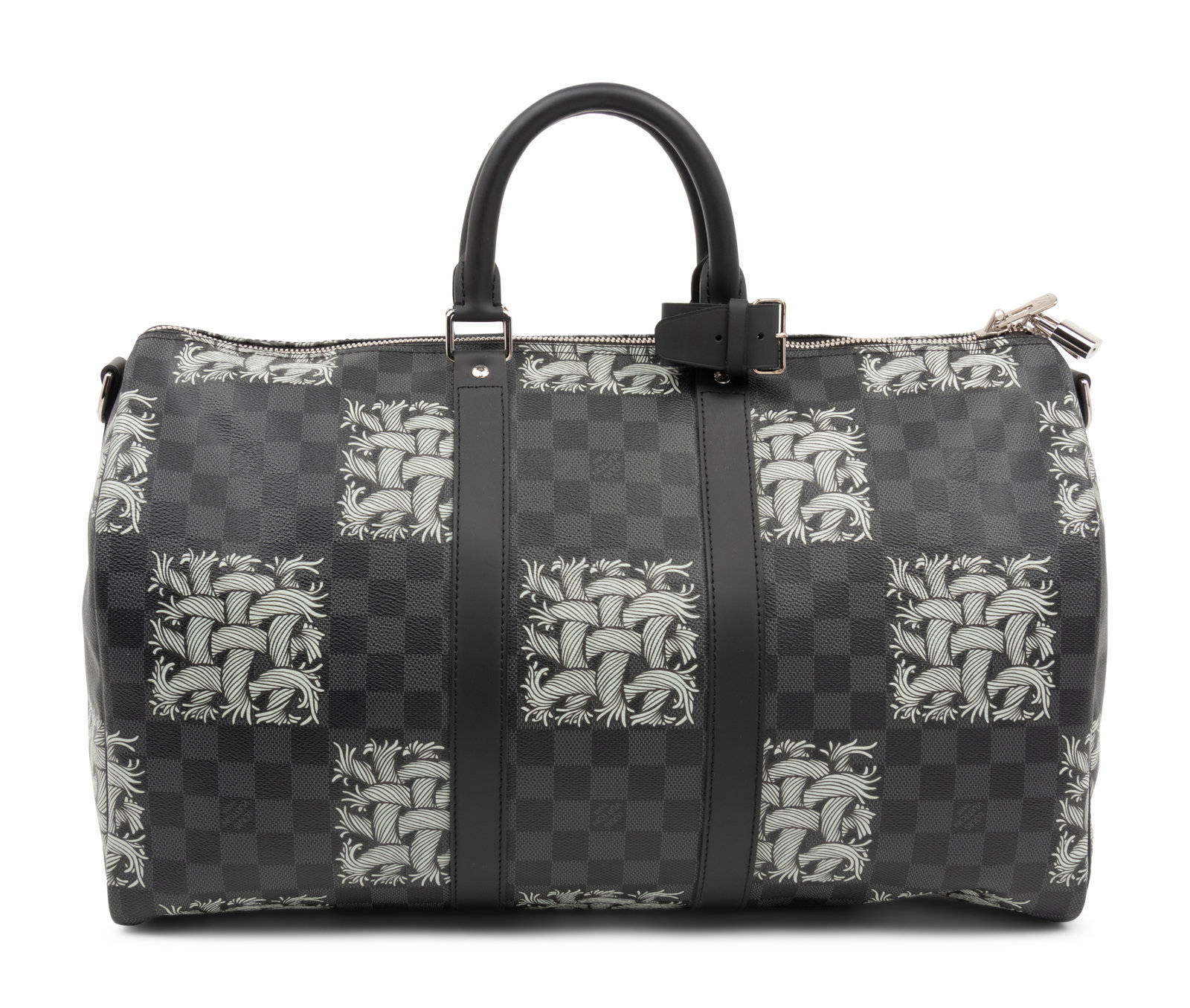 Louis Vuitton Limited Edition Keepall Bandoulière 45 in Damier Graphite,  Rope, Christopher Nemeth, Fall Winter 2015-2016