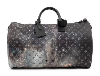 Louis Vuitton Limited Edition Monogram Galaxy Keepall Bandouliere