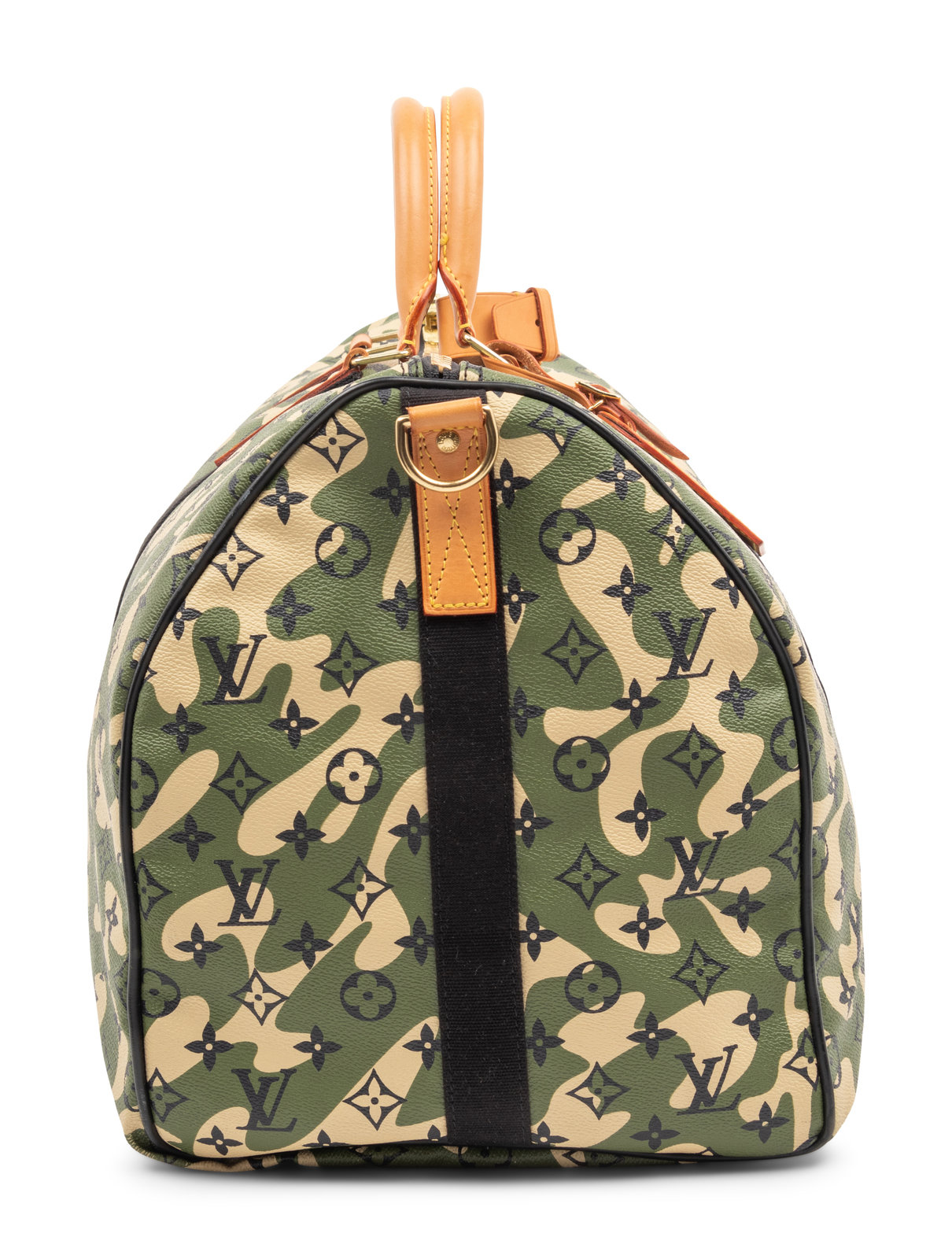 Louis Vuitton Limited Edition Keepall Bandoulière 55 in Monogramouflage  Coated Canvas, Takashi Murakami, 2008