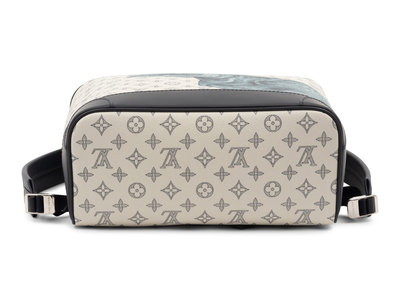 Louis Vuitton Limited Edition Chapman Steamer Backpack in Monogram Savane  Canvas with Elephant Print, Chapman Brothers, Spring Summer 2017