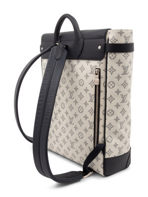 Louis Vuitton Limited Edition Chapman Steamer Backpack in Monogram Savane  Canvas with Elephant Print, Chapman Brothers, Spring Summer 2017