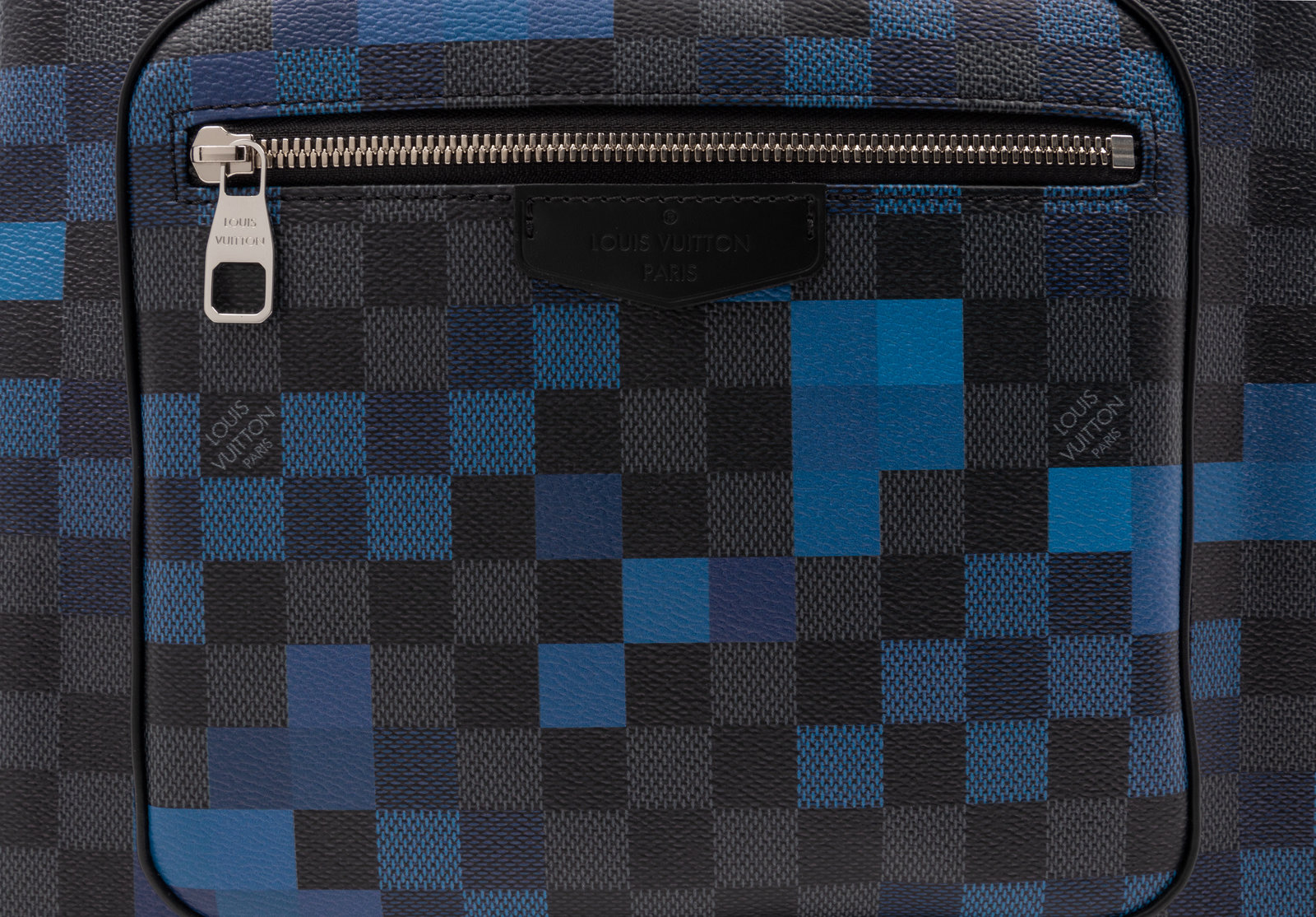 Louis Vuitton Josh Backpack Damier Graphite Pixel Gray in Coated