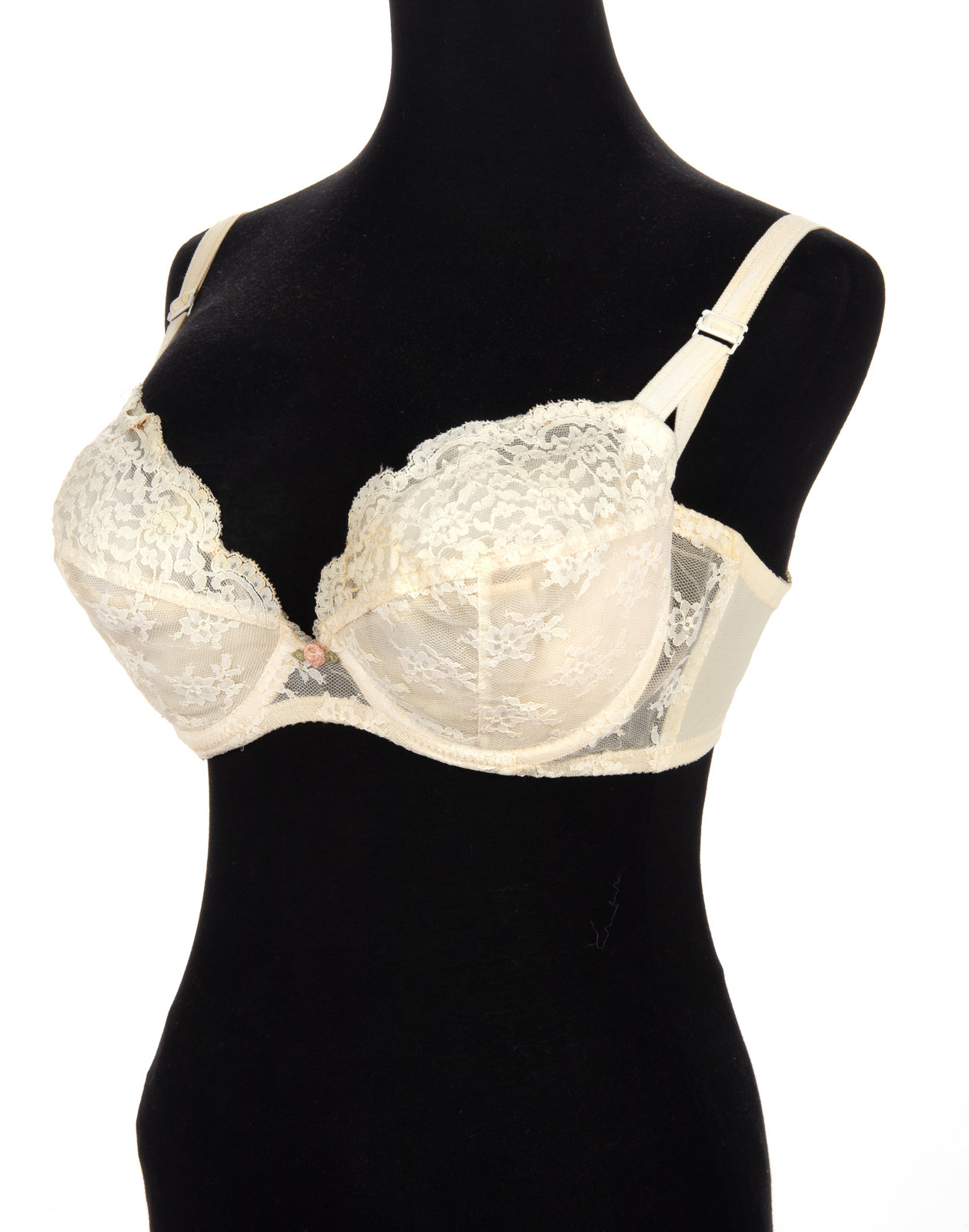 Buy Extra Small 1920s Antique Cotton and Lace Flapper Bandeau Bra by  Modishform Online in India 