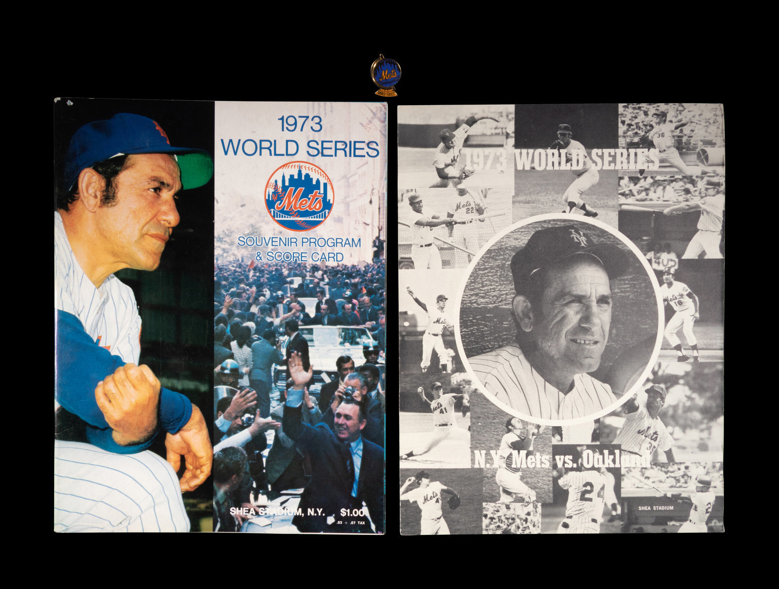 A Group of 1973 New York Mets World Series Shea Stadium Items