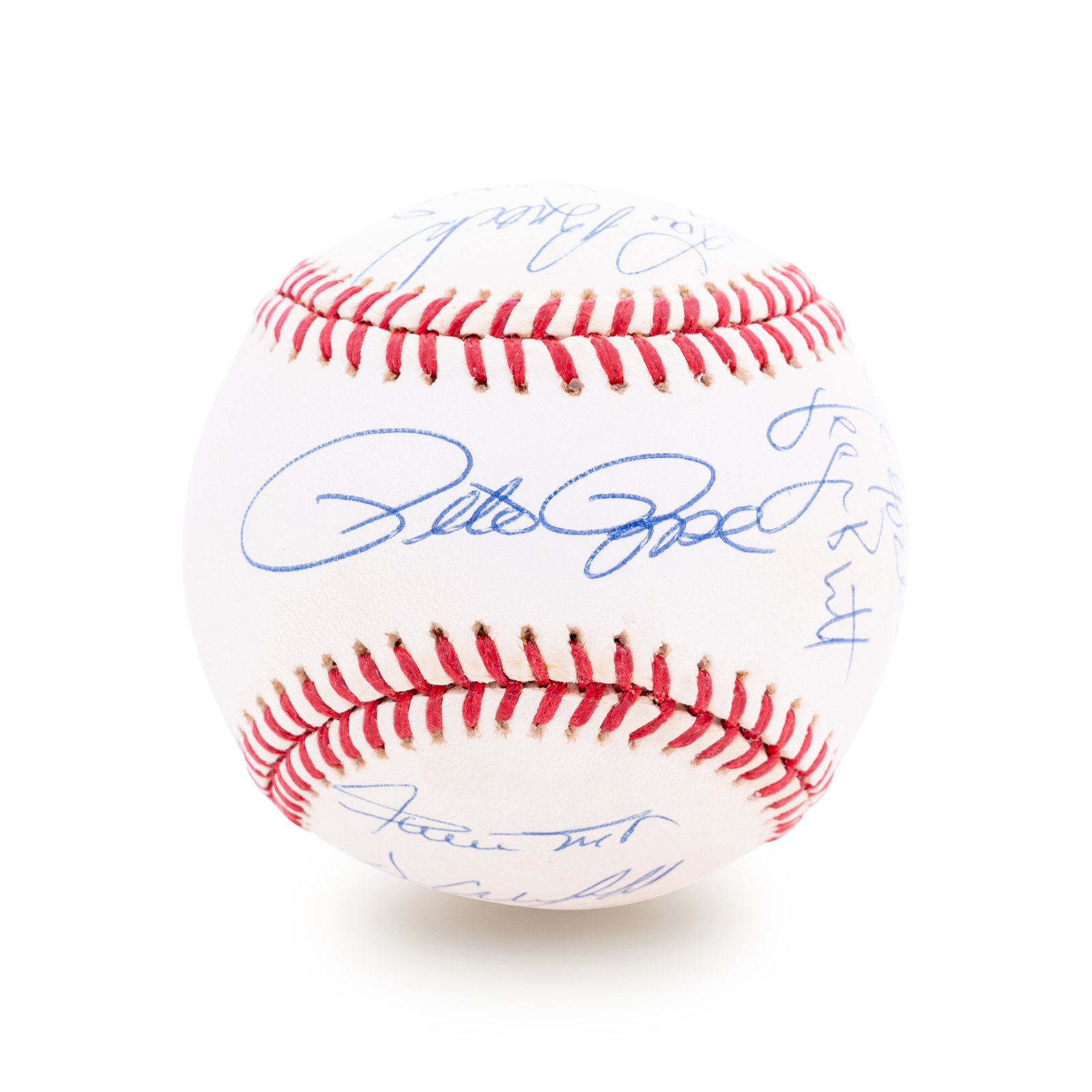 Willie Mays Hank Aaron Stan Musial 3,000 Hit Club Signed Baseball