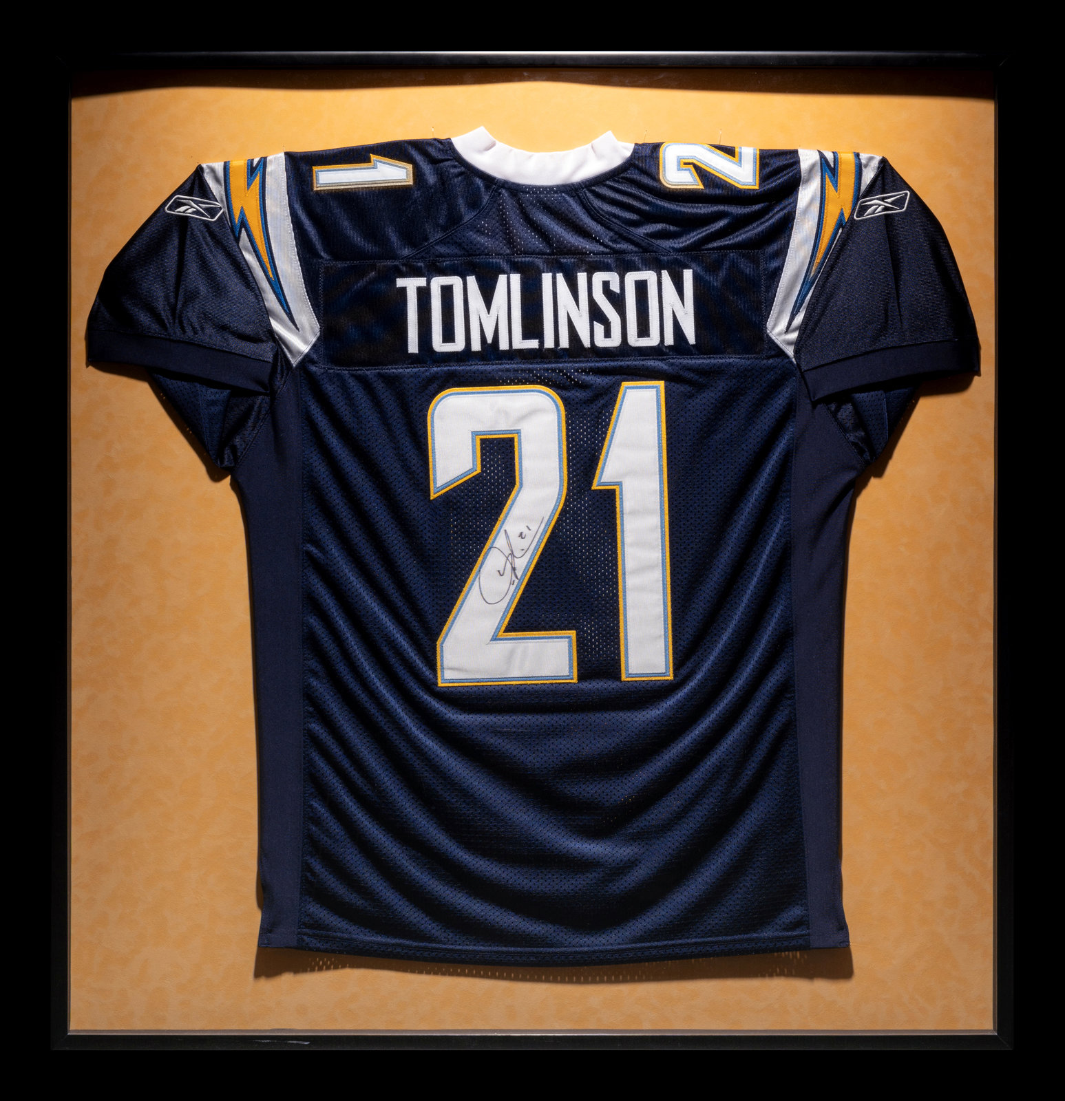 autographed ladainian tomlinson jersey