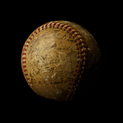 1936 World Series Lou Gehrig Signed Home Run Ball Family Notarized  Provenance Letter-JSA Full Letter 