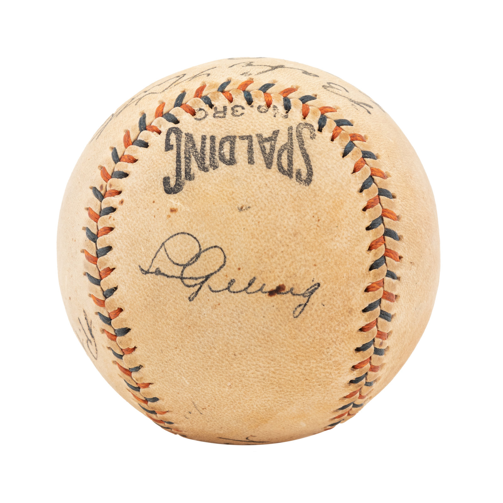 Sold at Auction: Lou Gehrig, LOU GEHRIG New York Yankees 'Iron Horse'  Original Signature