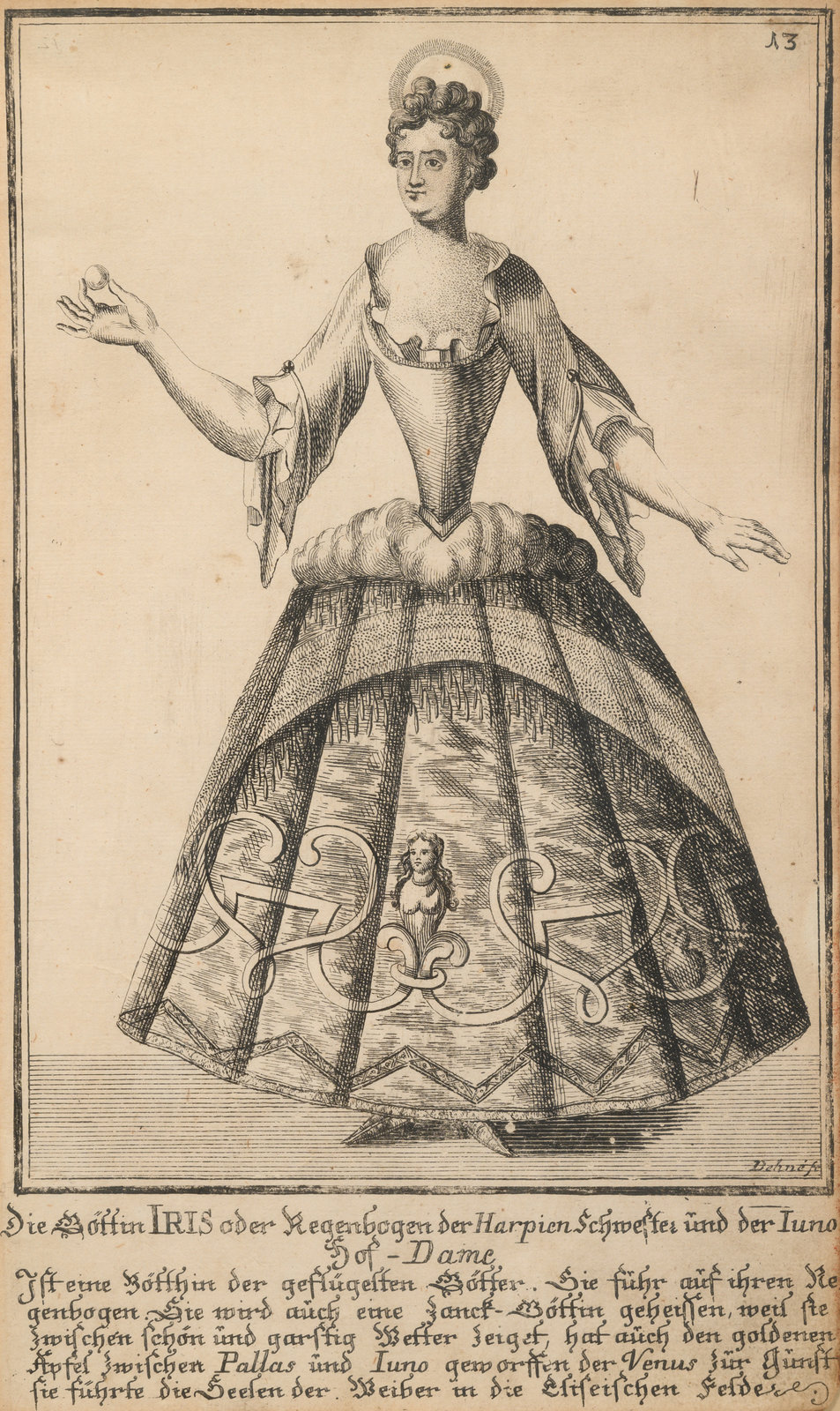 A Set of Eight Continental Costume Engravings by Johann Christoph