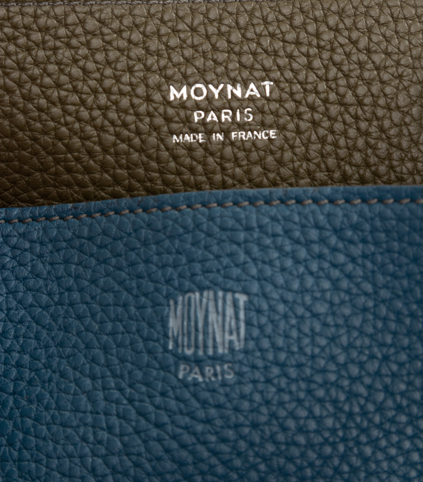 Moynat Leather Trim Tote Bag