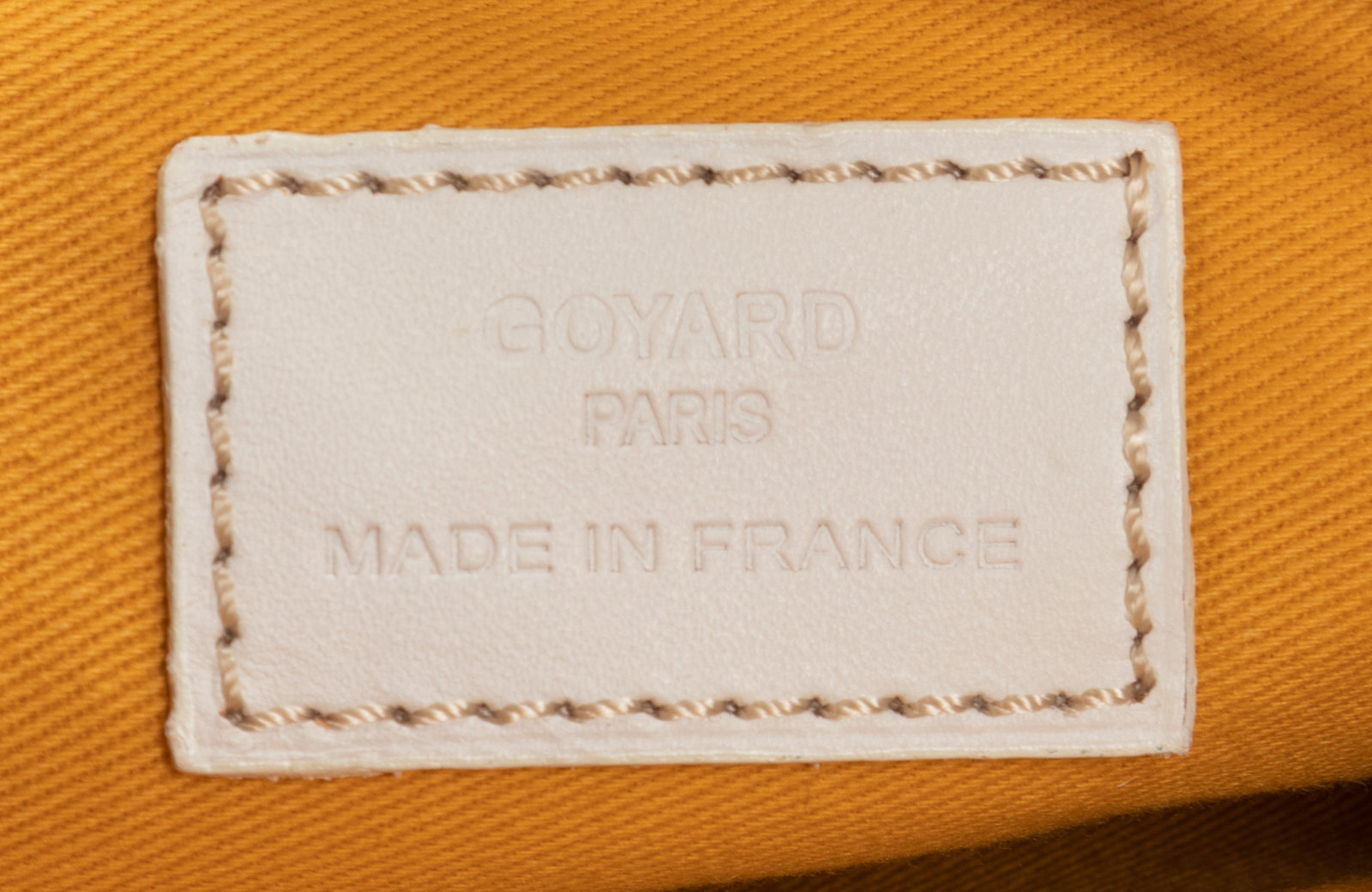 Goyard White Ine Canvas Miroir Pm Cosmetic Pouch