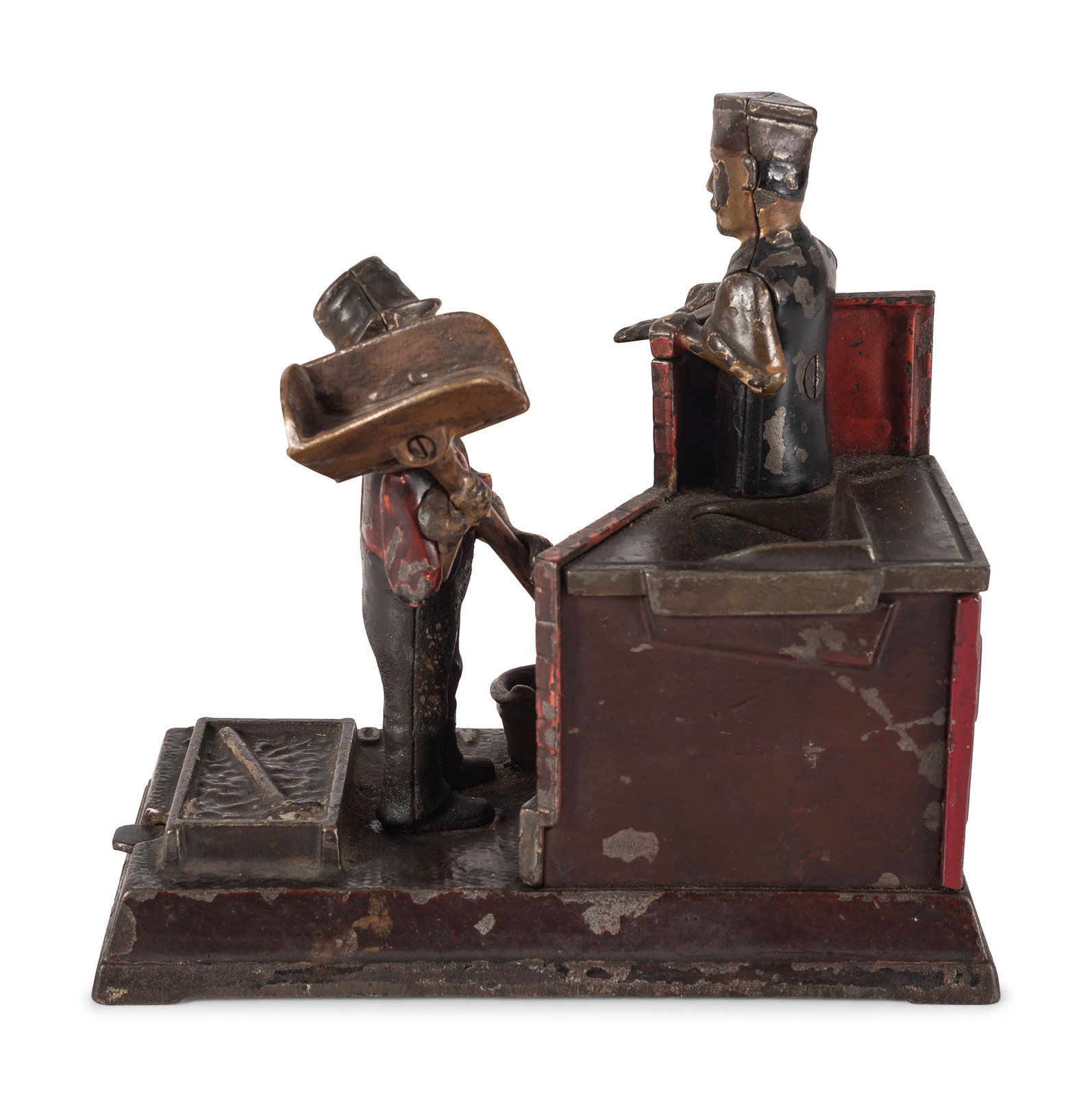 Cast Iron Toy Bank: Masons, c. 1937. Creator available as Framed Prints,  Photos, Wall Art and Photo Gifts