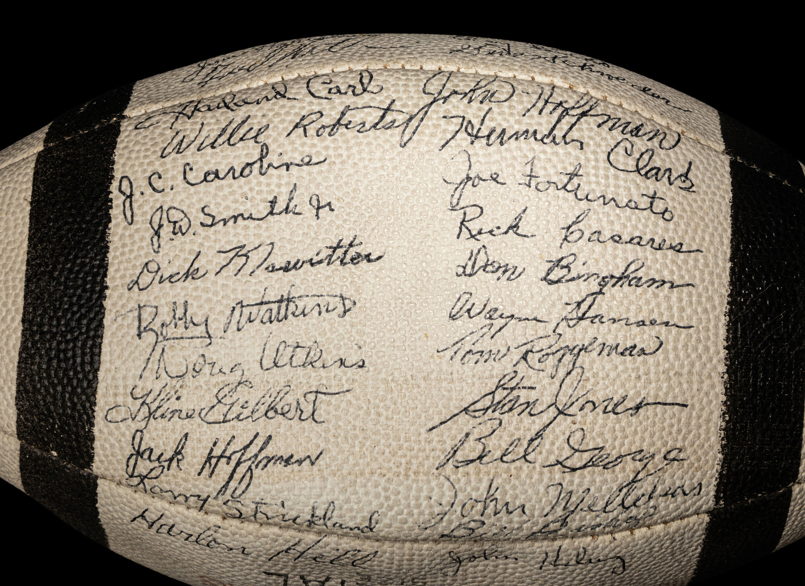 A 1956 Chicago Bears Team Signed Autograph Wilson Football With 40  Signatures, Including Four Hall of Famers (BAS Beckett Authentication  Services Certified)