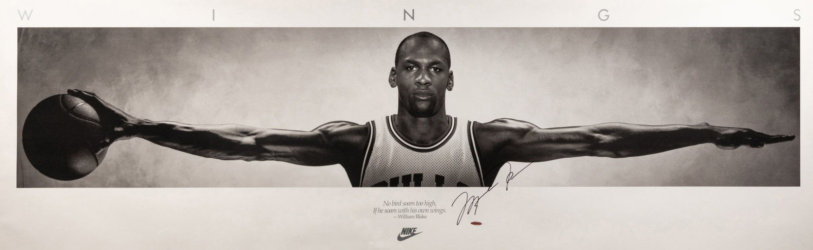 An Exceptional Michael Jordan Signed Autograph Original 1989 Nike