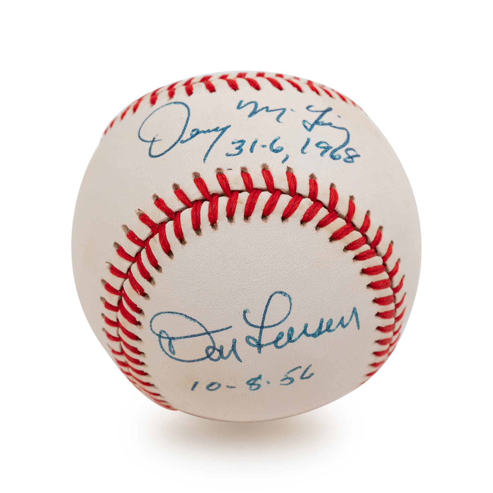 Johnny Bench Autographed Hall of Fame Logo Baseball with Case (Beckett)