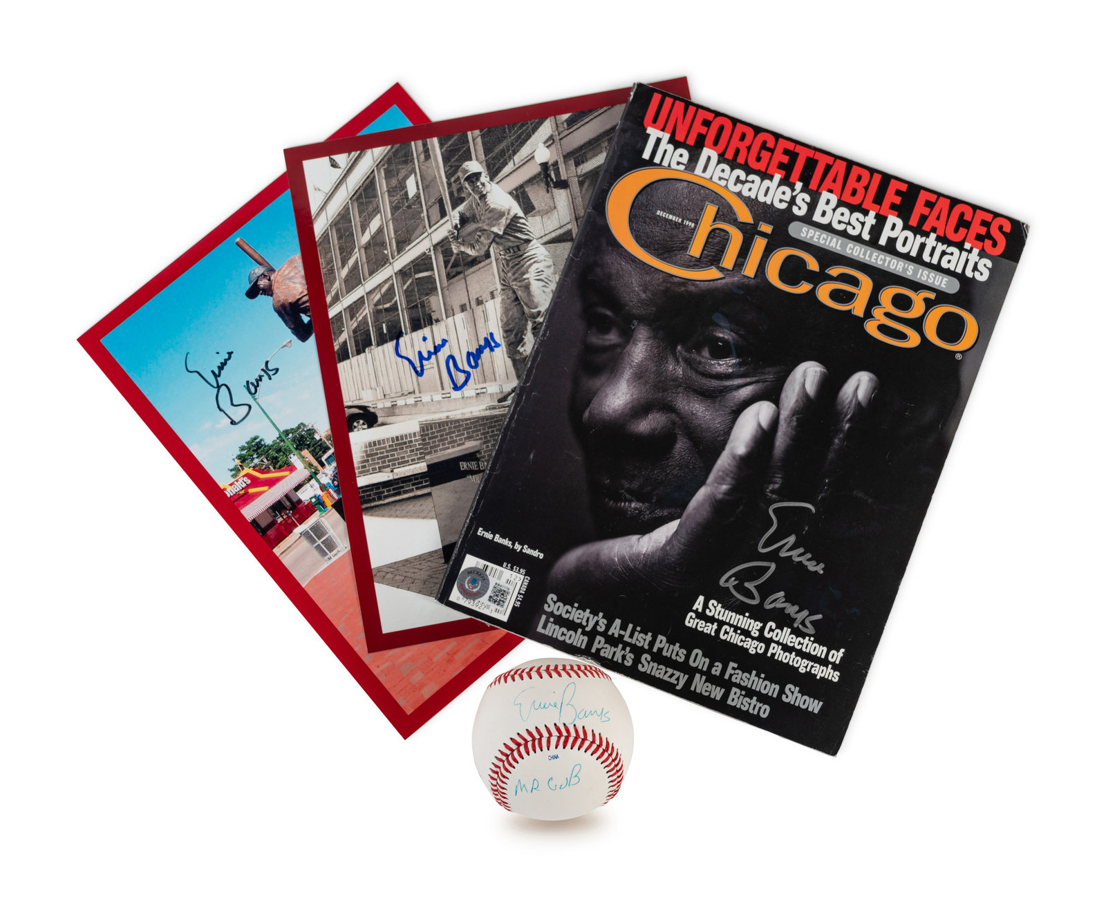 Ernie Banks Signing Autographs  Shop the Chicago Tribune Official