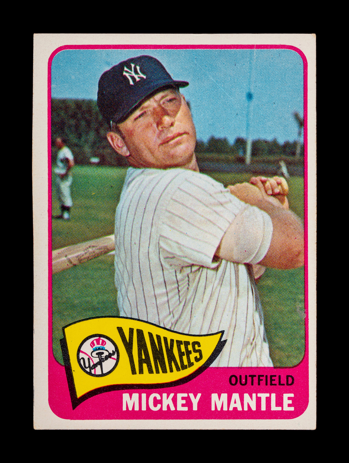 A 1965 Topps Mickey Mantle Baseball Card No. 350