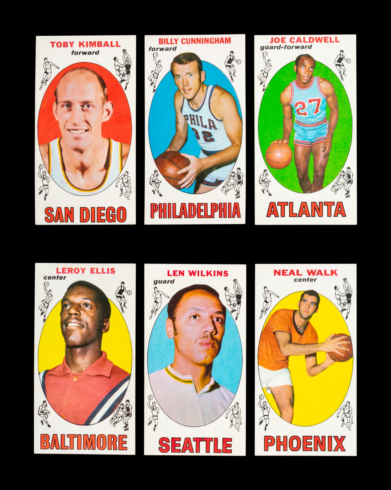 1969-70 Topps Basketball # 39 Toby Kimball San Diego (EX)