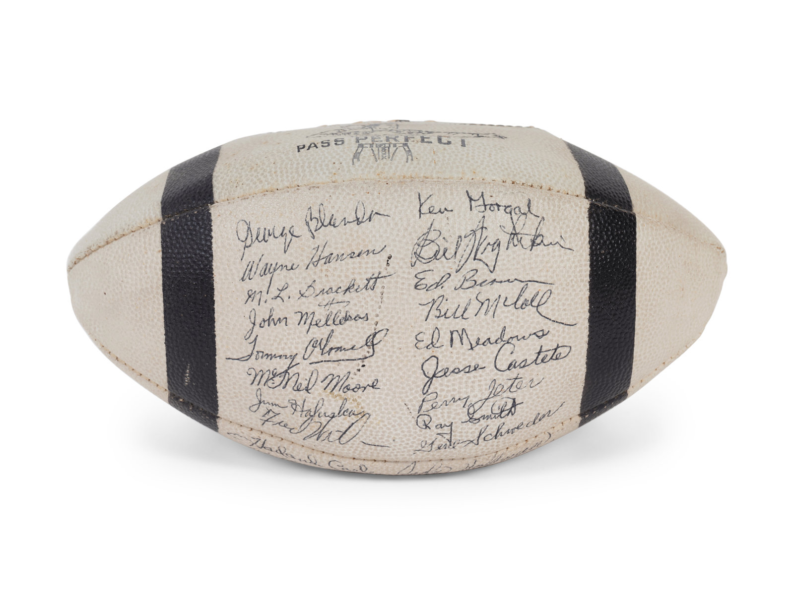 A 1956 Chicago Bears Team Signed Autograph Wilson Football With 40  Signatures, Including Four Hall of Famers (BAS Beckett Authentication  Services Certified)