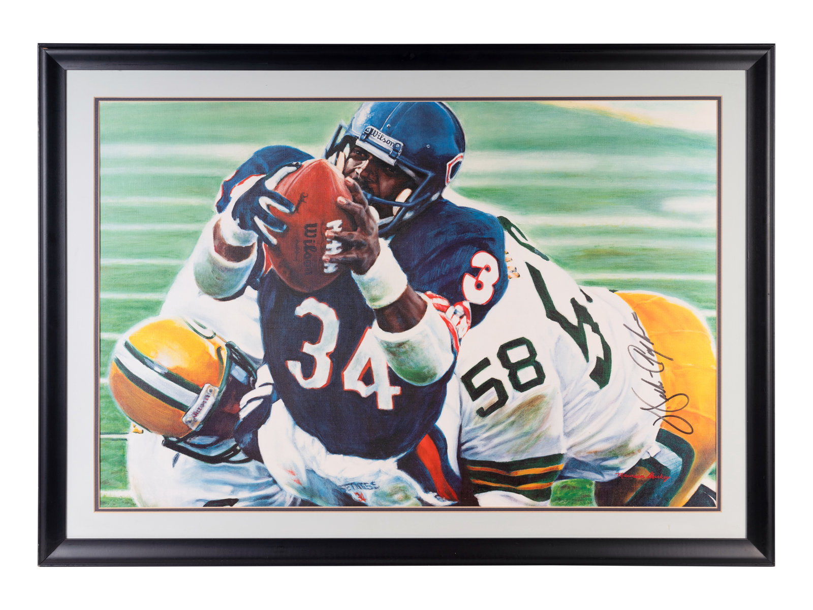 Walter Payton Autographed Official Nfl Football Auction