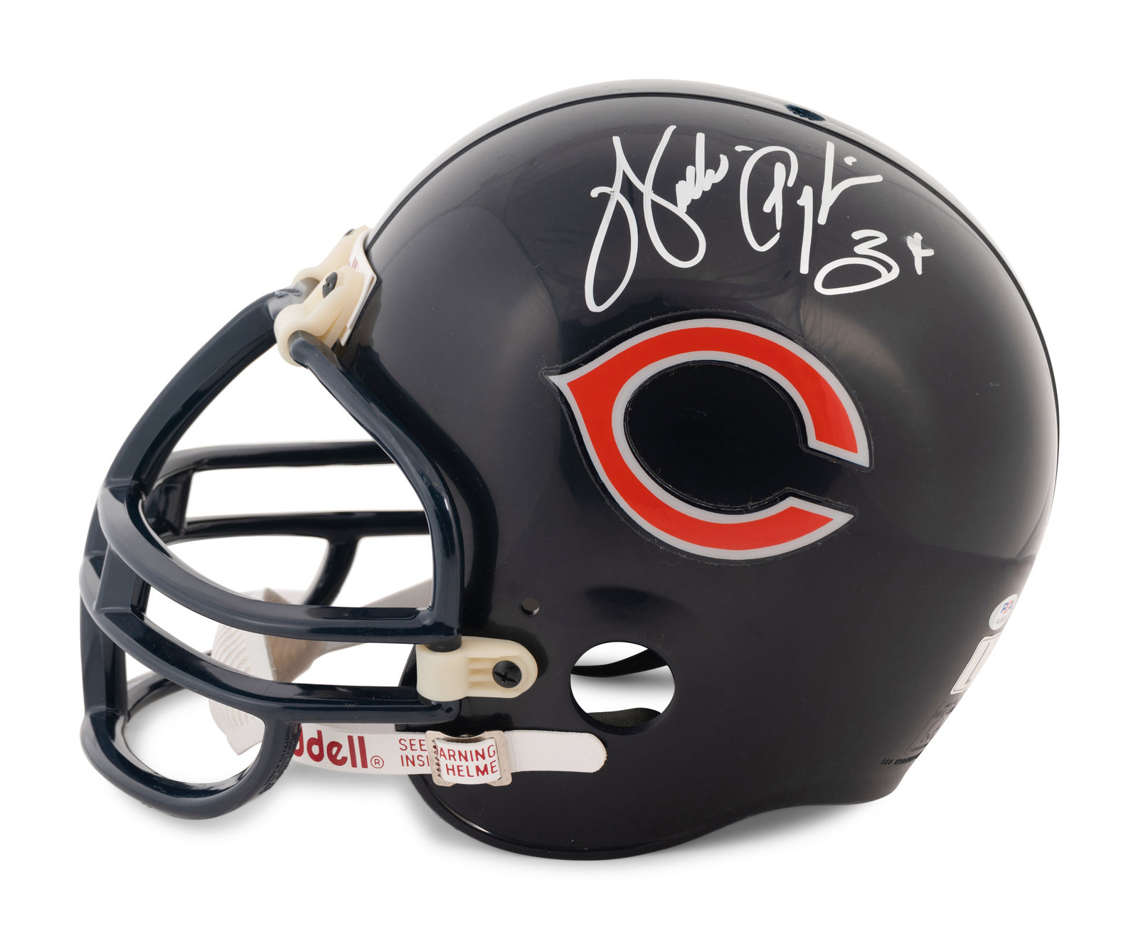 Lot Detail - Walter Payton Signed & Inscribed Chicago Bears White