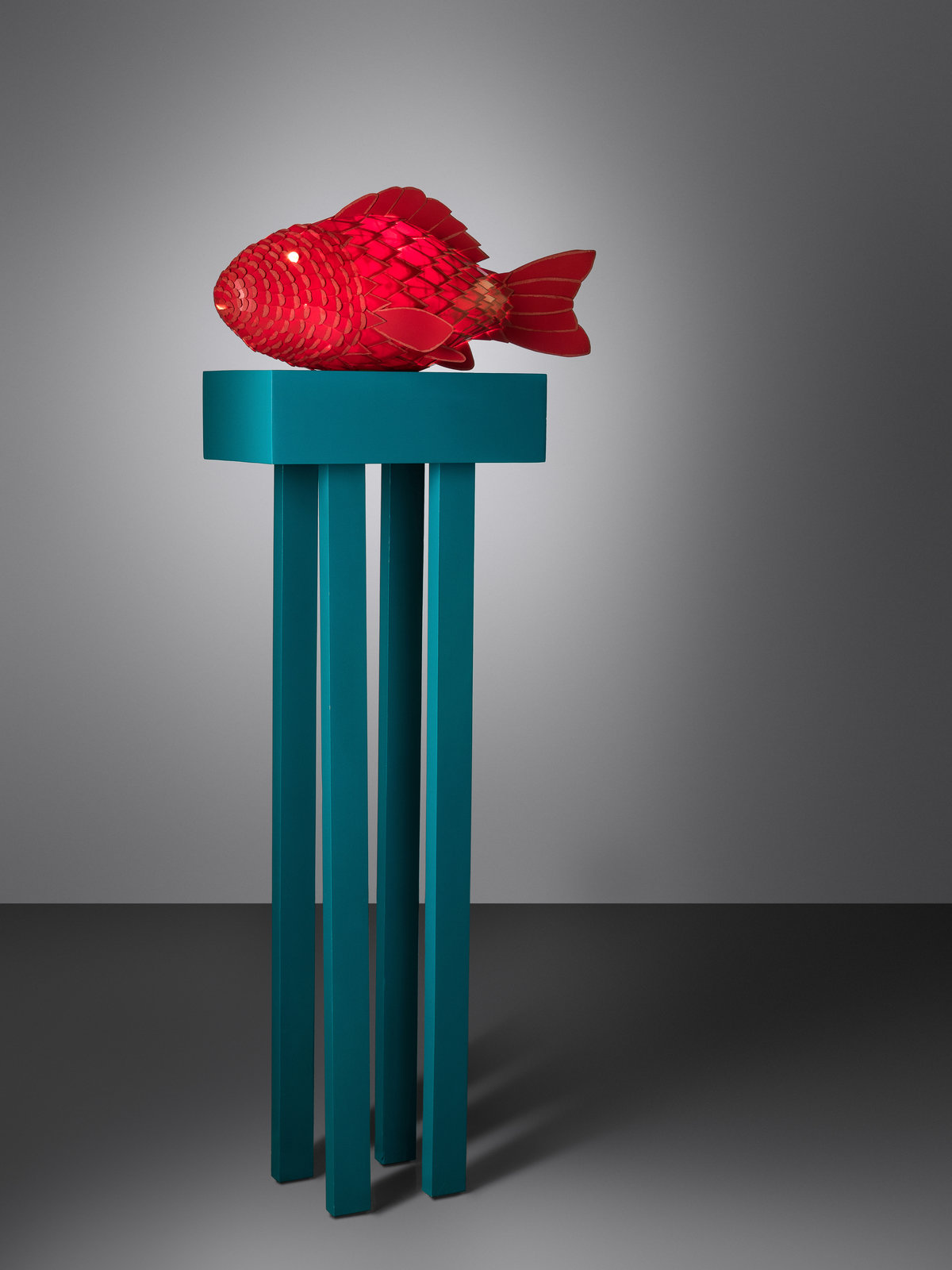 Fish Lamp, c. 1985 Produced by New City Editions, Venice, CA