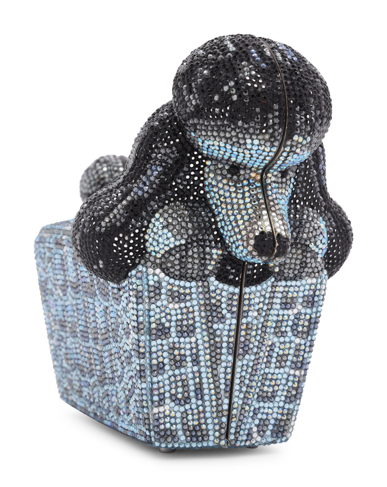 Lot - JUDITH LEIBER BLACK FRENCH POODLE MINAUDIERE